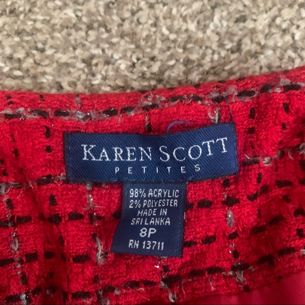 Karen Scott Petites Blazer Jacket 8P - Picture 2 of 4